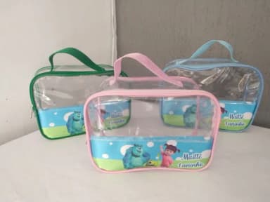 Bolsinha Personalizada. em Plástico Cristal