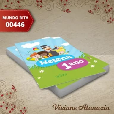 Adesivo Tubete Mundo Bita - 00446