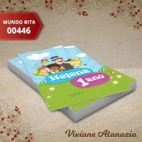 Adesivo Tubete Mundo Bita - 00446