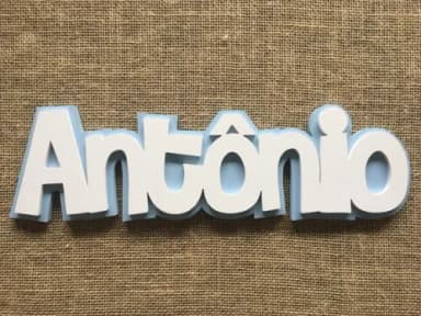 Letras Decorativas Sobreposição- Nome De Parede