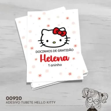 Adesivo Tubete Hello Kitty - 00920
