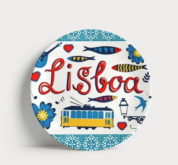 Prato Decorativo Lisboa | Viagem e Decoração Portuguesa!
