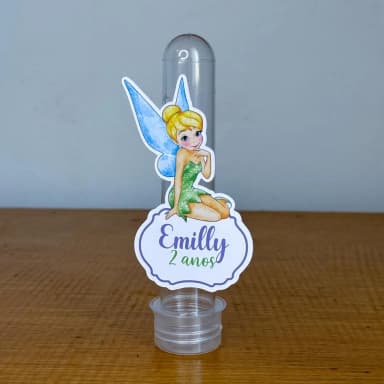 Apliques para Tubetes Personalizados SININHO TINKER BELL - Decoração de Festa | Lembrancinhas | Aniversário | Personalizados