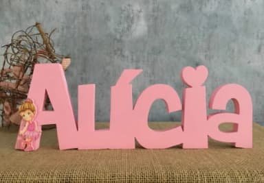Letras de MDF -Nomes Linha CH
