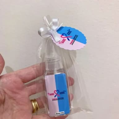Álcool 70% Spray Brinde Outubro Rosa e Novembro Azul