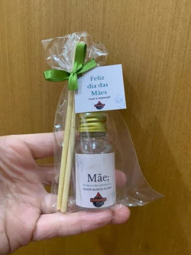 Brinde Dia das Mães Mini Aromatizador com Logo
