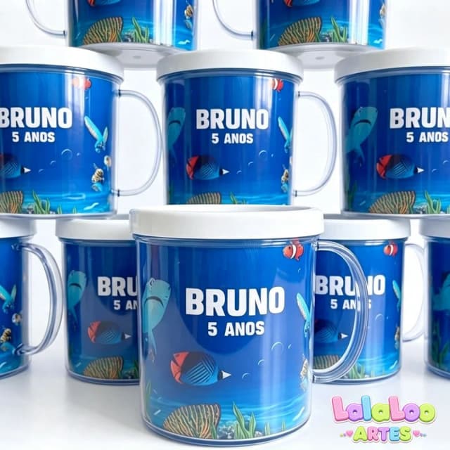 Caneca Fundo do Mar Personalizada