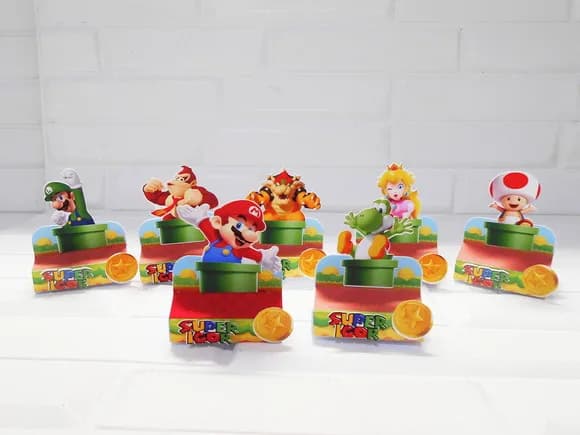 Kit 30 Lembrancinhas Mario Bros