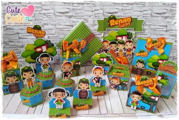 Kit 60 Lembrancinhas Chaves