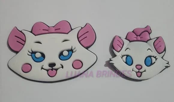Kit Apliques Emborrachados de Gatinhas - Pct C/4 Kits