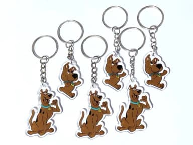 Chaveiro Scooby-doo e Scooby-loo Acrílico Impresso 6 Unidade
