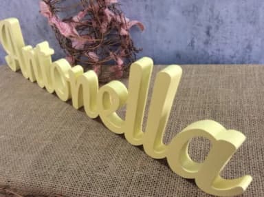 Letras Decorativas - Nome em mdf