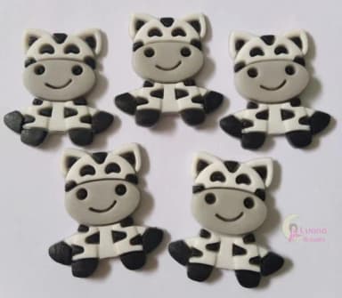 Aplique Zebra Emborracada - Pct C/7 Unid