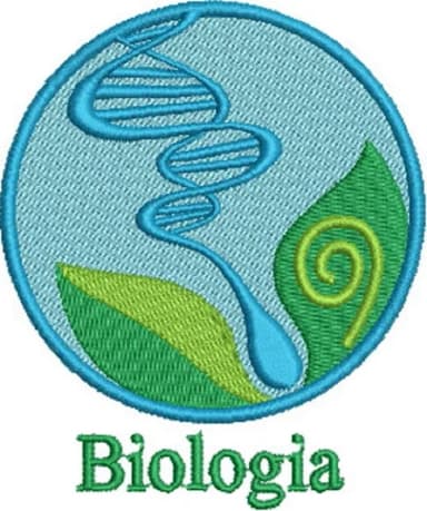 Matriz de Bordado Símbolo Biologia