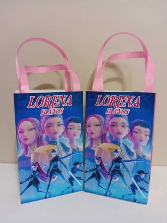 Sacolinhas Personalizadas Guerreiras para Lembrancinhas