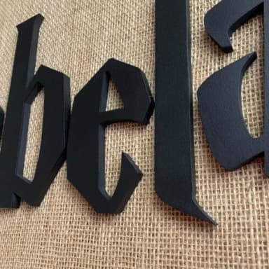 Harry Potter Letras Decorativas de Parede