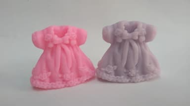 Lembrança sabonete perfumado vestido