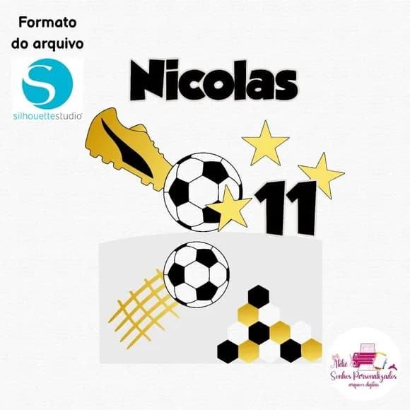 Arquivo Digital - Topo de Bolo Futebol