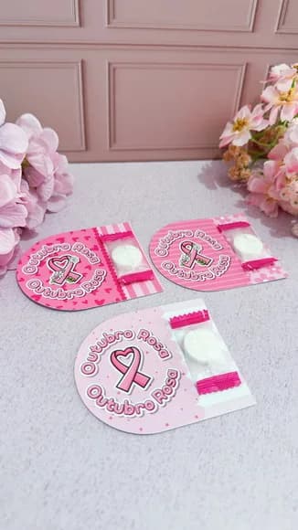 Card com Máscara Facial Outubro Rosa