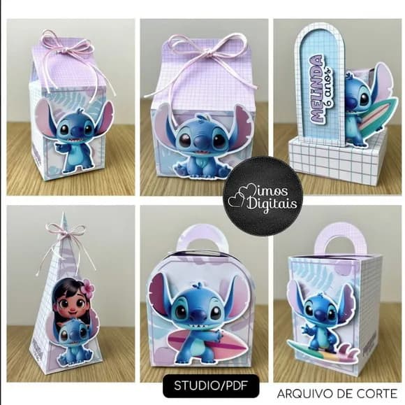 Kit 30 Lembrancinhas Stitch