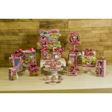 Kit 30 Lembrancinhas Cowboy