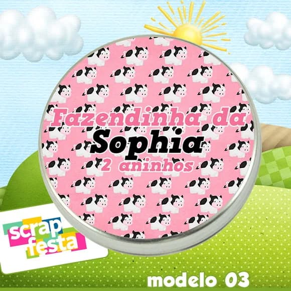 Latinhas Personalizadas Festa Fazendinha