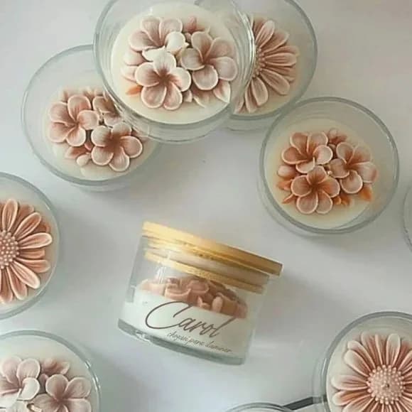 Lembrancinha de Vela Jasmim