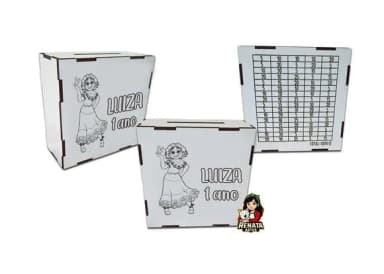 Cofrinho Personalizado Encanto Lembrancinha