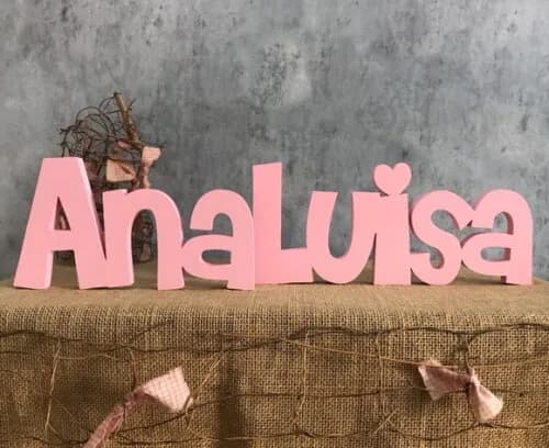 Letras Decorativas em MDF Linha CH