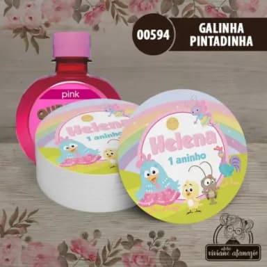 Adesivo Água Ouro Fino Galinha Pintadinha - 00594