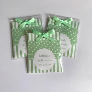Lembrancinha Batizado Sachê perfumado para gavetas