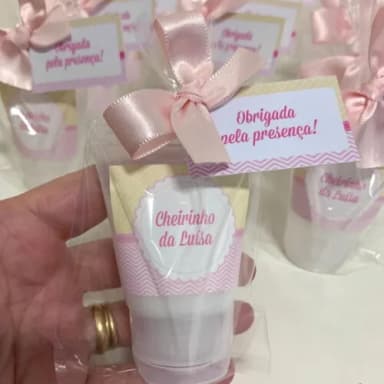 Lembrança Hidratante Candy Colors Rosa e Amarelo