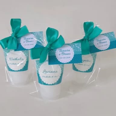 Lembrança para Madrinha de Casamento Azul Tiffanny