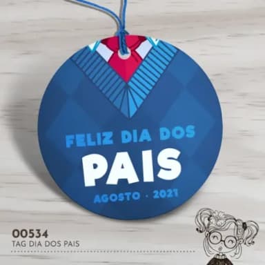 Tag Redonda Dia dos Pais - 00534