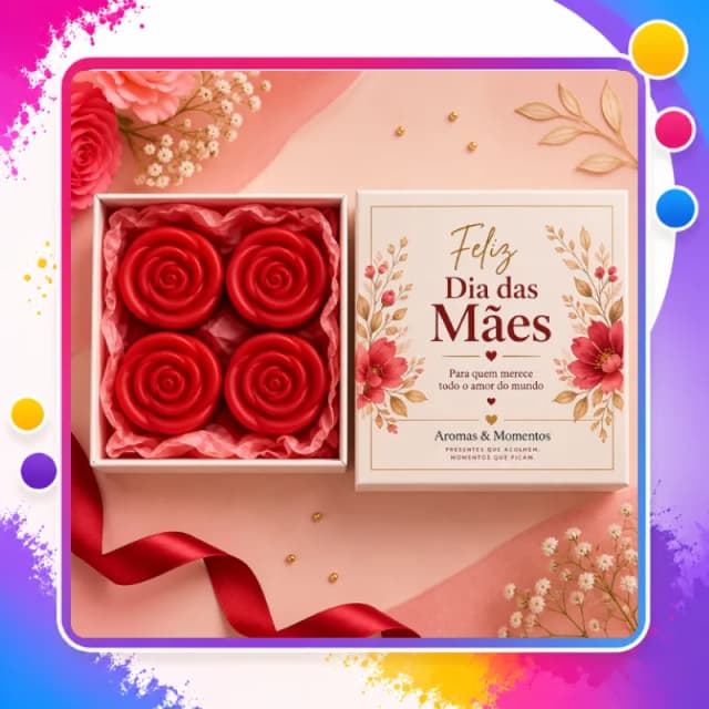 Sabonete Dia das Mães