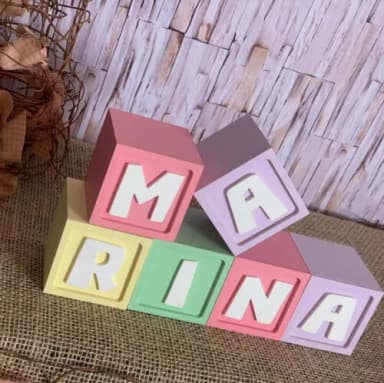 Candy Colors - Cubos 6x6cm Ts
