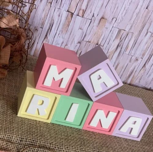 Candy Colors - Cubos 6x6cm Ts