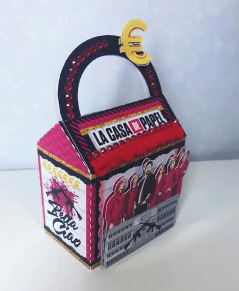 Kit 60 Lembrancinhas La Casa de Papel