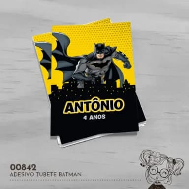 Adesivo Tubete Batman - 00842
