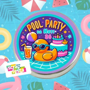 Latinhas Personalizadas Festa Pool Party
