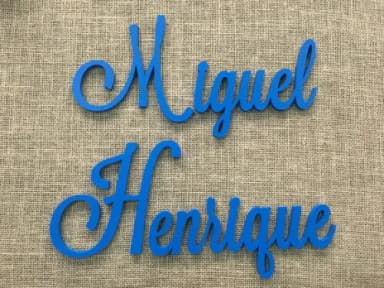 Letras Decorativas Nome De Parede
