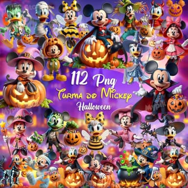 KIT DIGITAL MICKEY HALLOWEEN 10