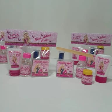 Kit Slime na Lapela Personalizado - Barbie