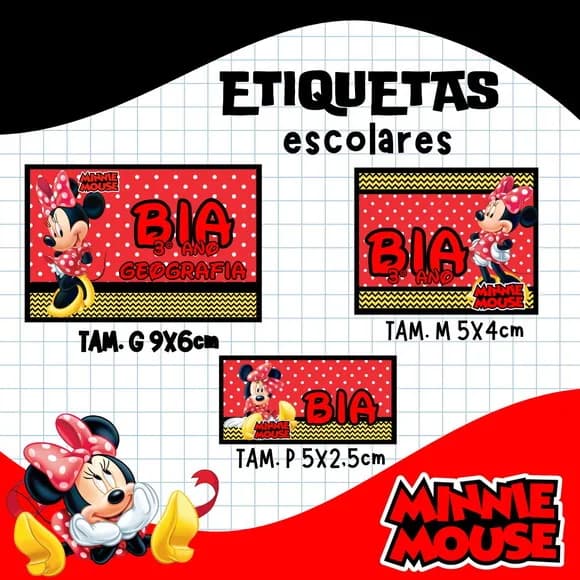 60 Etiquetas Escolares