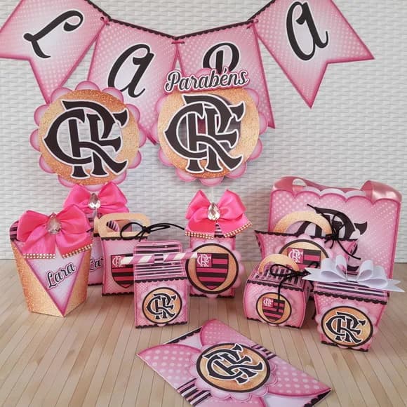 Kit 30 Lembrancinhas Flamengo