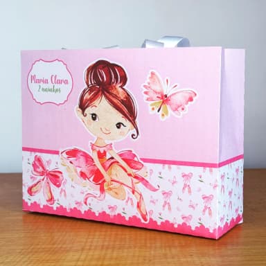 Sacolinha Personalizada Bailarina Arquivo Digital