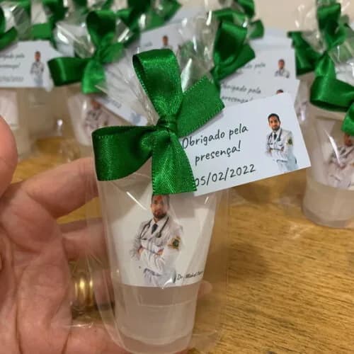 Álcool Gel 70% Lembrancinha Formatura Medicina