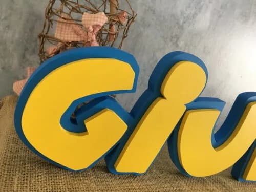 Chiquititas Letras Decorativas Nomes Sobreposição