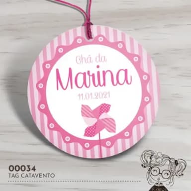 Tag Redonda Catavento - 00034