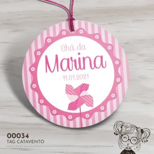 Tag Redonda Catavento - 00034